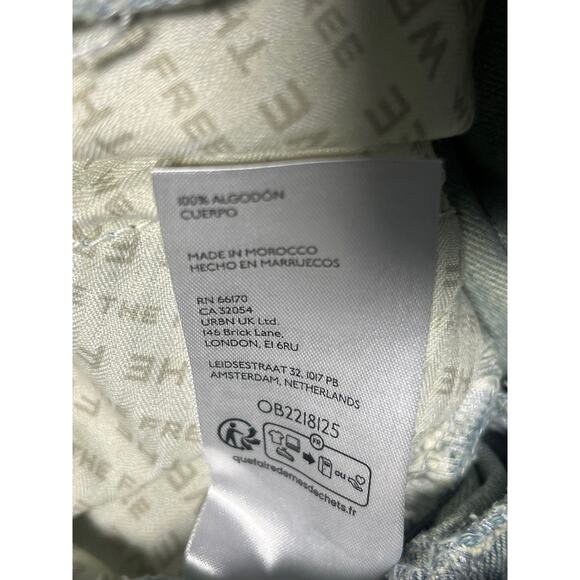 Free People Veritas Wide Leg Jeans Size Medium Drawstring - Picture 10 of 10